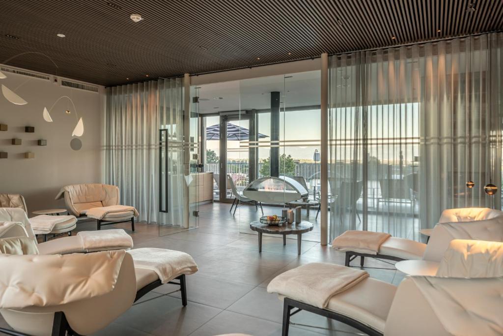 Posezení v ubytování hirschen dornbirn - das boutiquestyle hotel