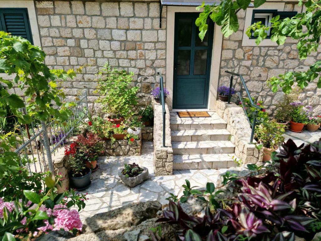 Vonkajšia záhrada v ubytovaní Paula Apartment - Green home by the sea