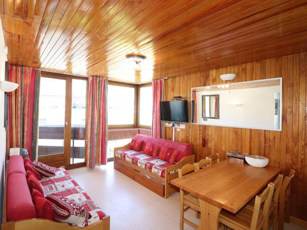 Zona de estar de Appartement Tignes, 2 pièces, 5 personnes - FR-1-502-532