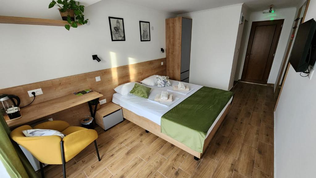 Postel nebo postele na pokoji v ubytování Gore Dole