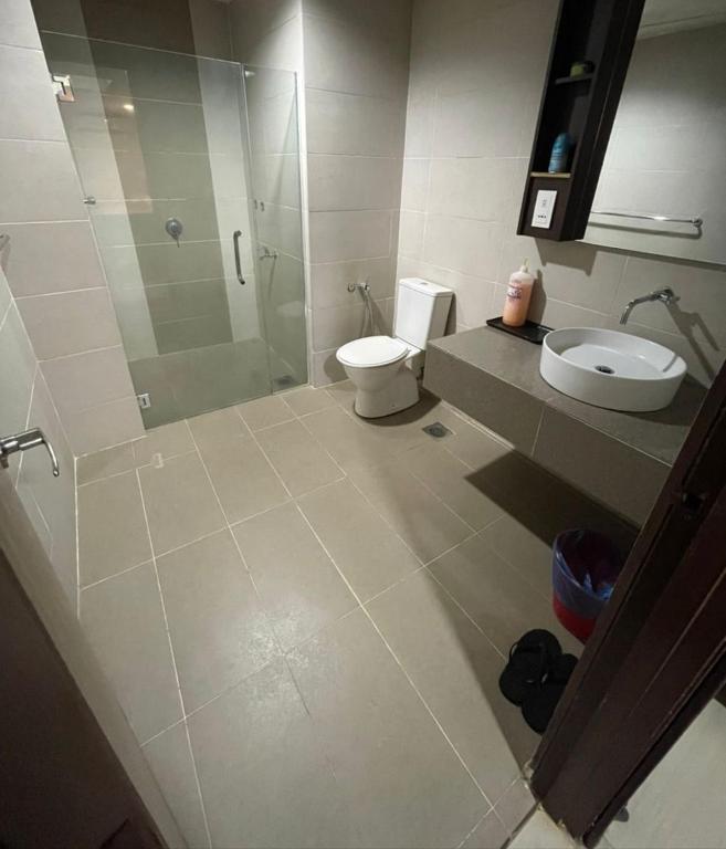 Koupelna v ubytování Sweet Studio Apartment