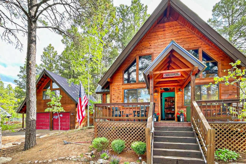 En have udenfor Cozy Bear Cabin