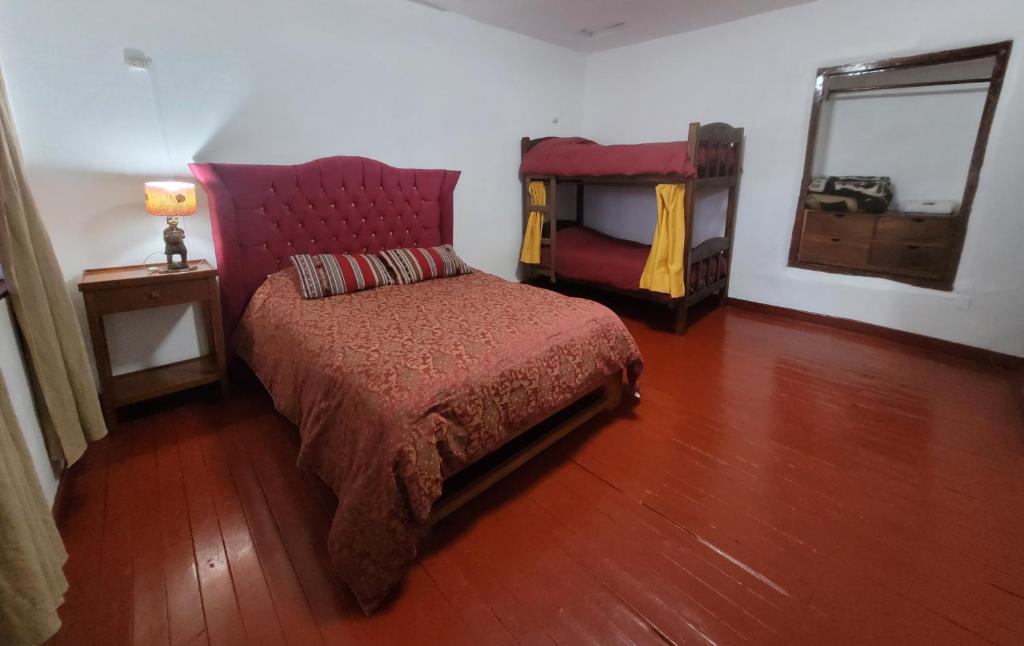 Postel nebo postele na pokoji v ubytování Vip House