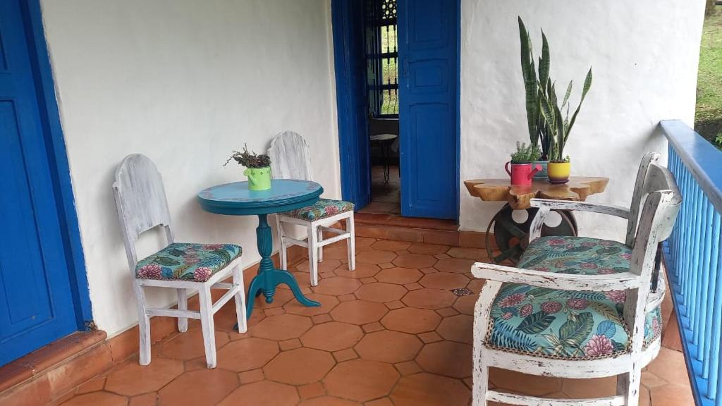 Posezení v ubytování Hacienda San Francisco