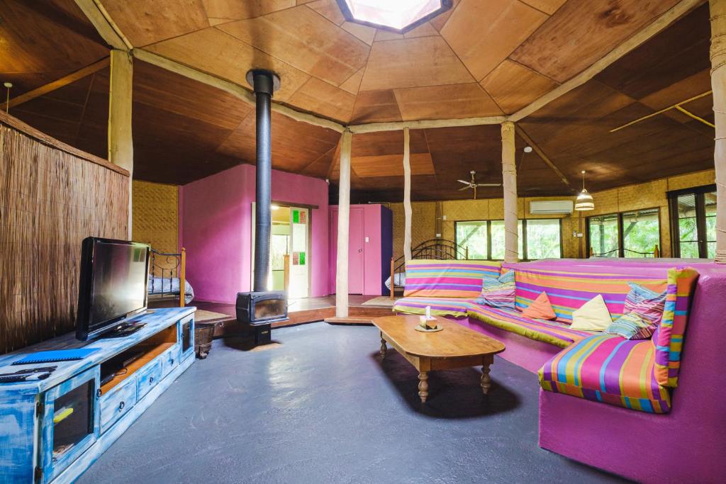 Area soggiorno di Getaways at Byfield