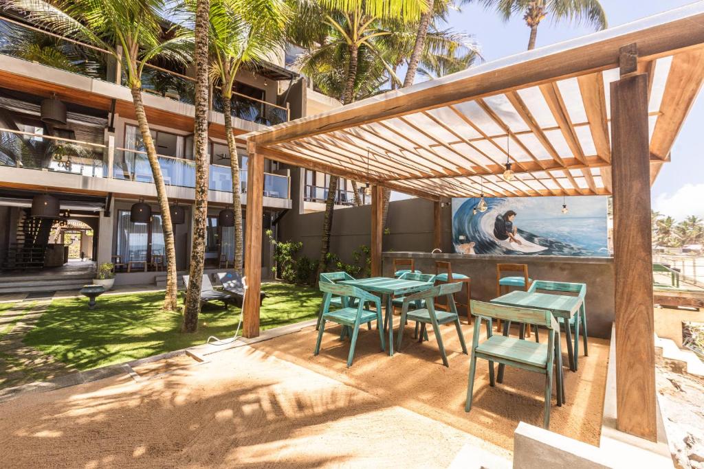 Rõdu või terrass majutusasutuses BK Beach Boutique Hotel - Hikkaduwa