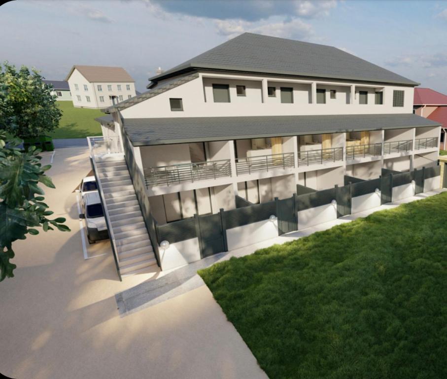Budova, kde se apartmán nachází