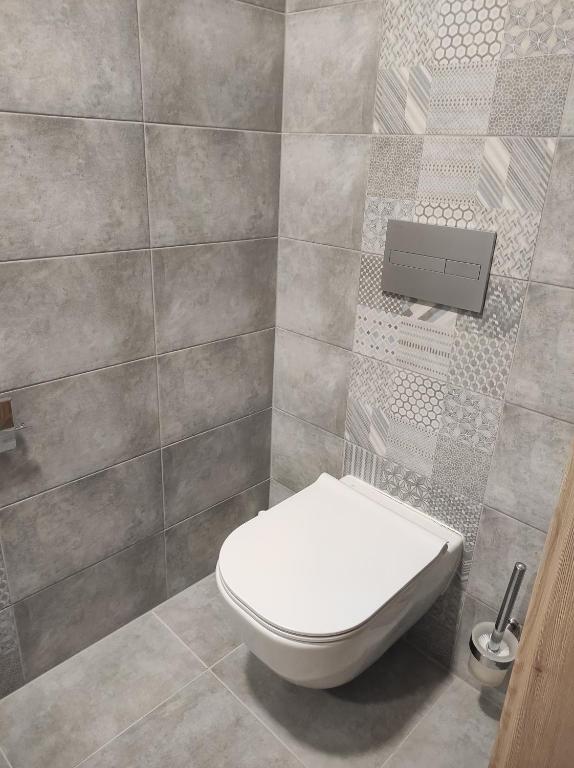 Koupelna v ubytování Apartmány Říčky