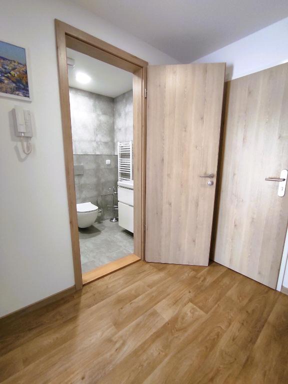 Koupelna v ubytování Apartmány Říčky