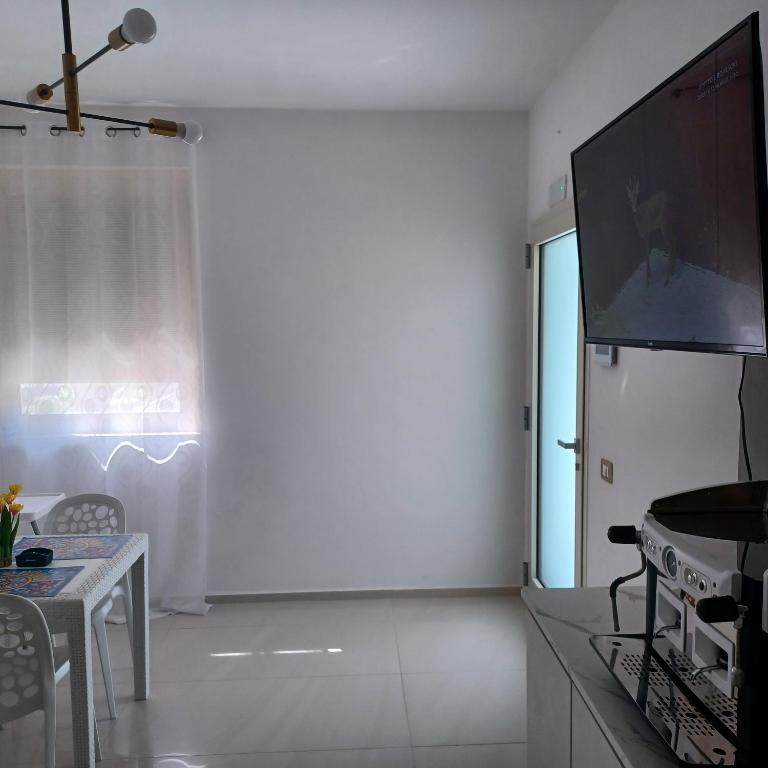 TV a/nebo společenská místnost v ubytování B&B Le perle fg