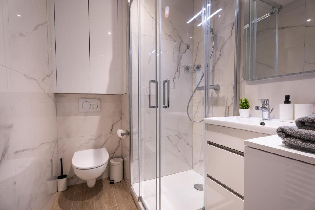 Kúpeľňa v ubytovaní Studio calme et climatisé au cœur de Cannes