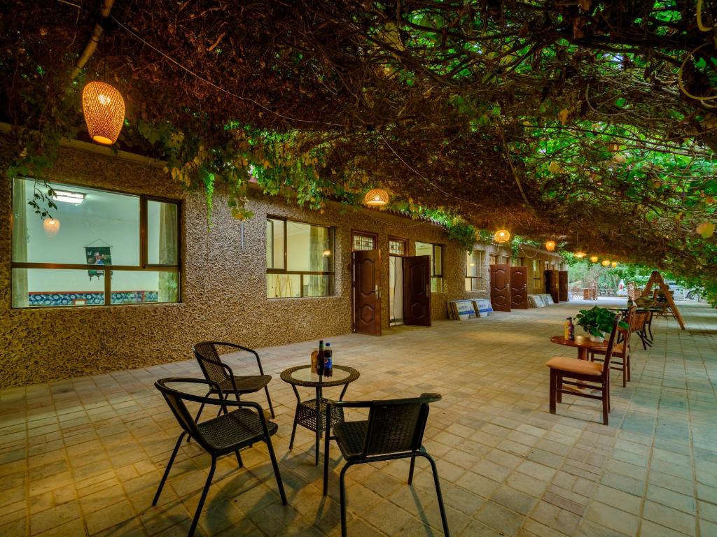 Restaurace v ubytování Dunhuang Hu Yang Inn