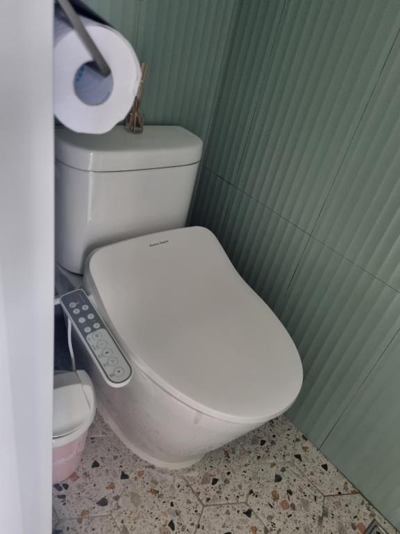 Koupelna v ubytování Dalthor Pension