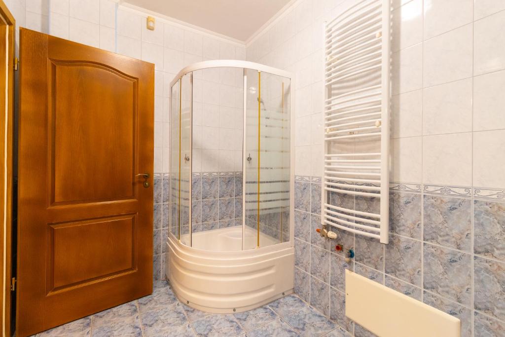 Koupelna v ubytování Szelidi Apartmanok