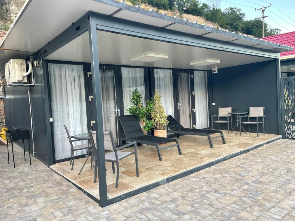 Patio nebo venkovní prostory v ubytování Complex Turistic Emilio