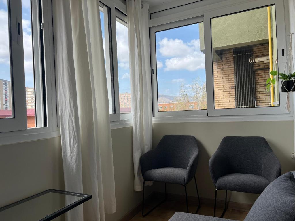 Posezení v ubytování Habitación Amaya 1