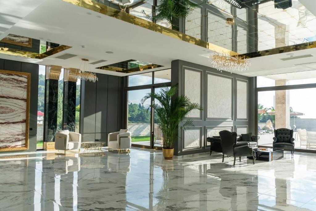Posezení v ubytování Villa Elysium Park & SPA