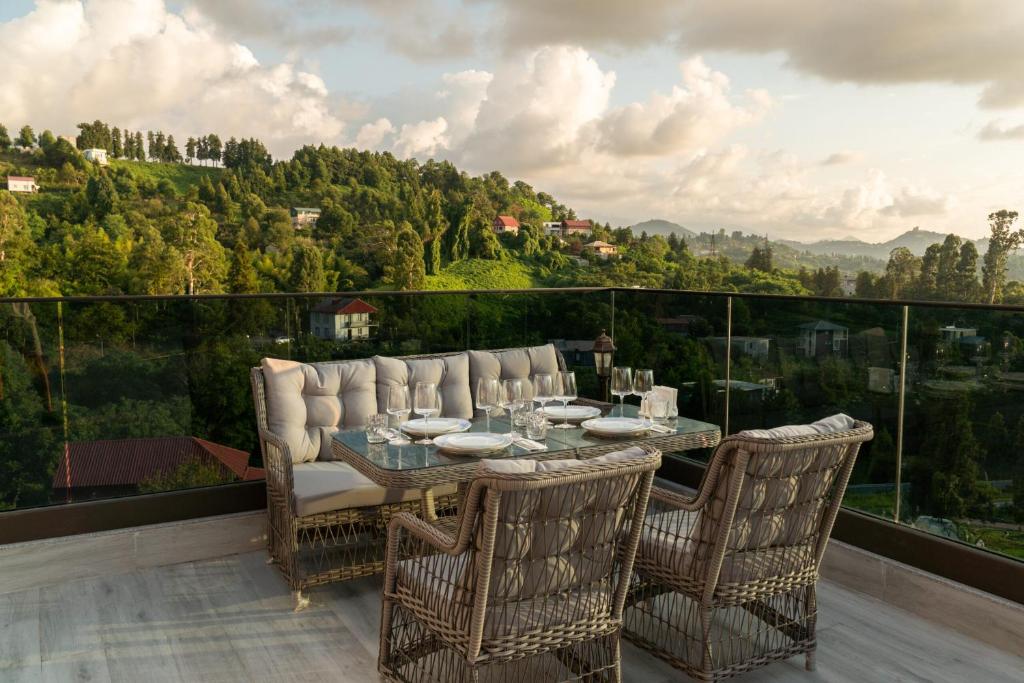 Balkón nebo terasa v ubytování Villa Elysium Park & SPA