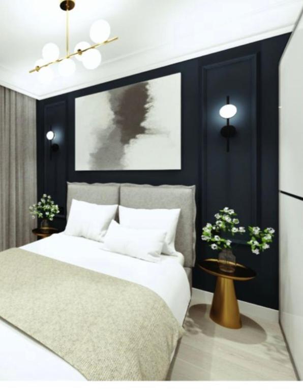 Posteľ alebo postele v izbe v ubytovaní Apartament ZARA - Widok na morze!