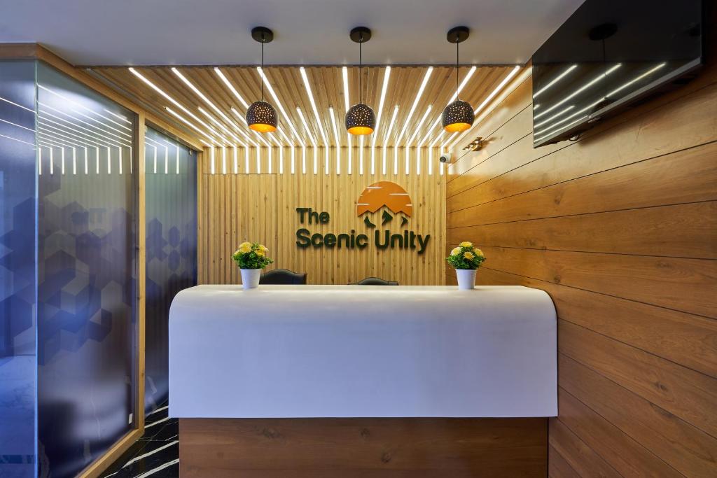 Certifikát, hodnocení, plakát nebo jiný dokument vystavený v ubytování The Scenic Unity