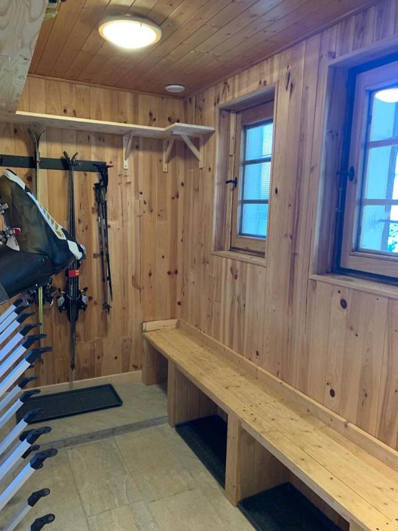 Fitness centrum a/nebo fitness zařízení v ubytování Chalet Les Erines