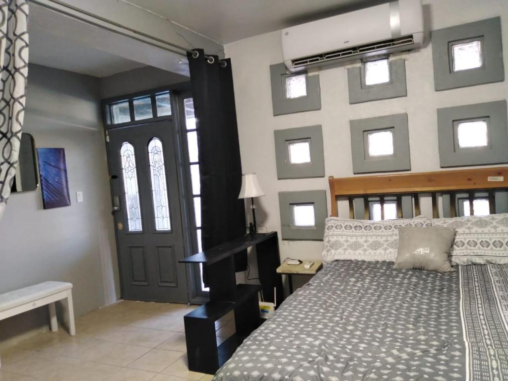 Ένα ή περισσότερα κρεβάτια σε δωμάτιο στο Apto Super Privado#1 Planta baja