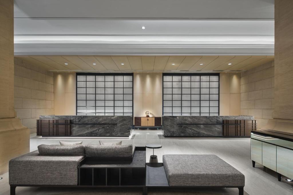 Posezení v ubytování Sheraton Shanghai Pudong Riverside