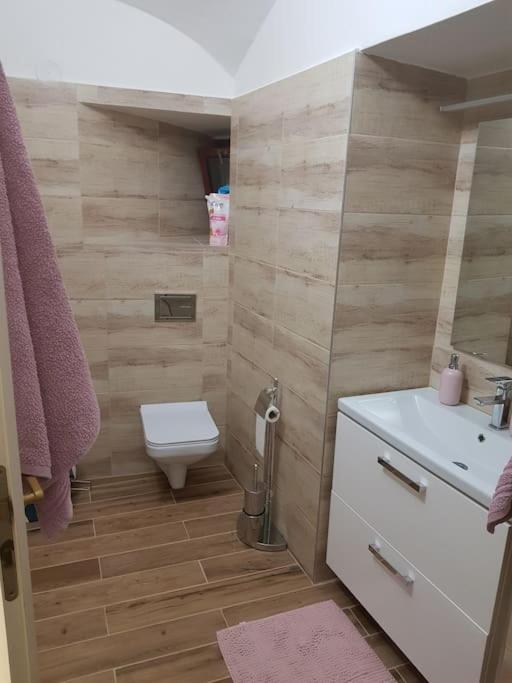 Koupelna v ubytování Ubytování v podzámčí