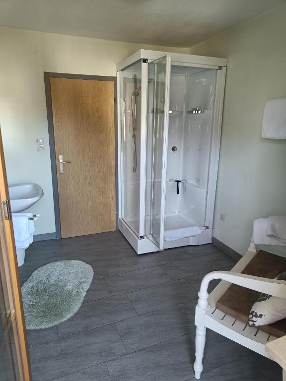 Koupelna v ubytování Apartment Gruber