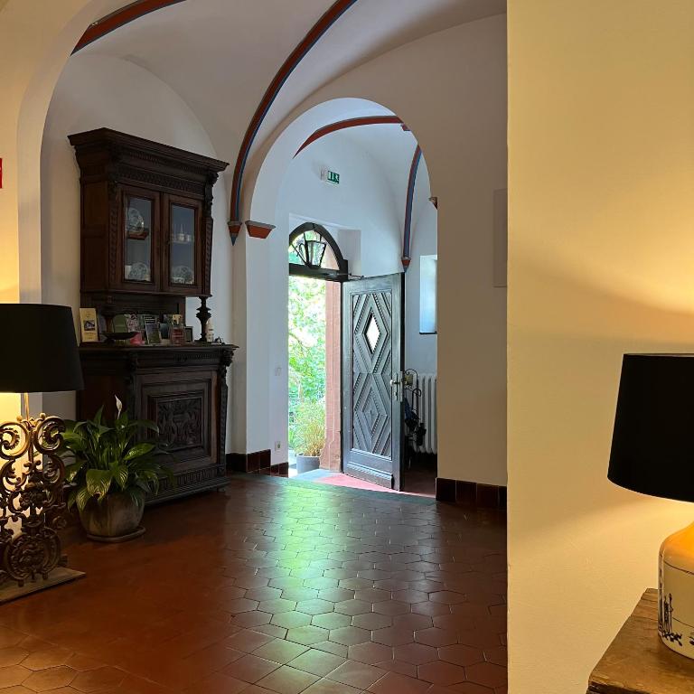 TV a/nebo společenská místnost v ubytování Haus Till E