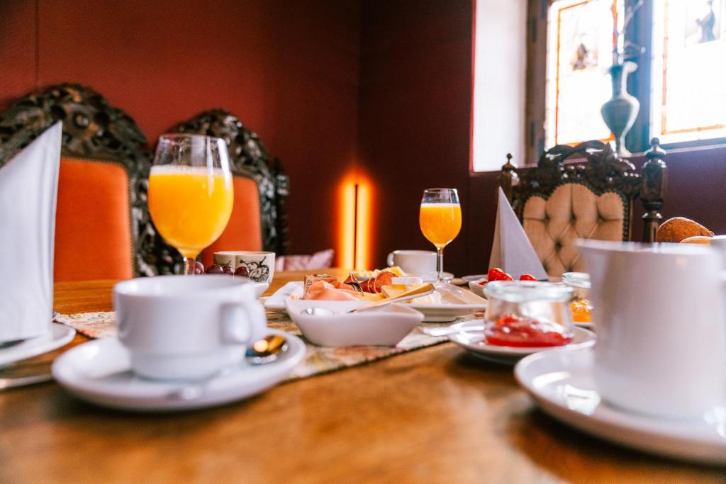 Možnosti snídaně pro hosty v ubytování Haus Till E