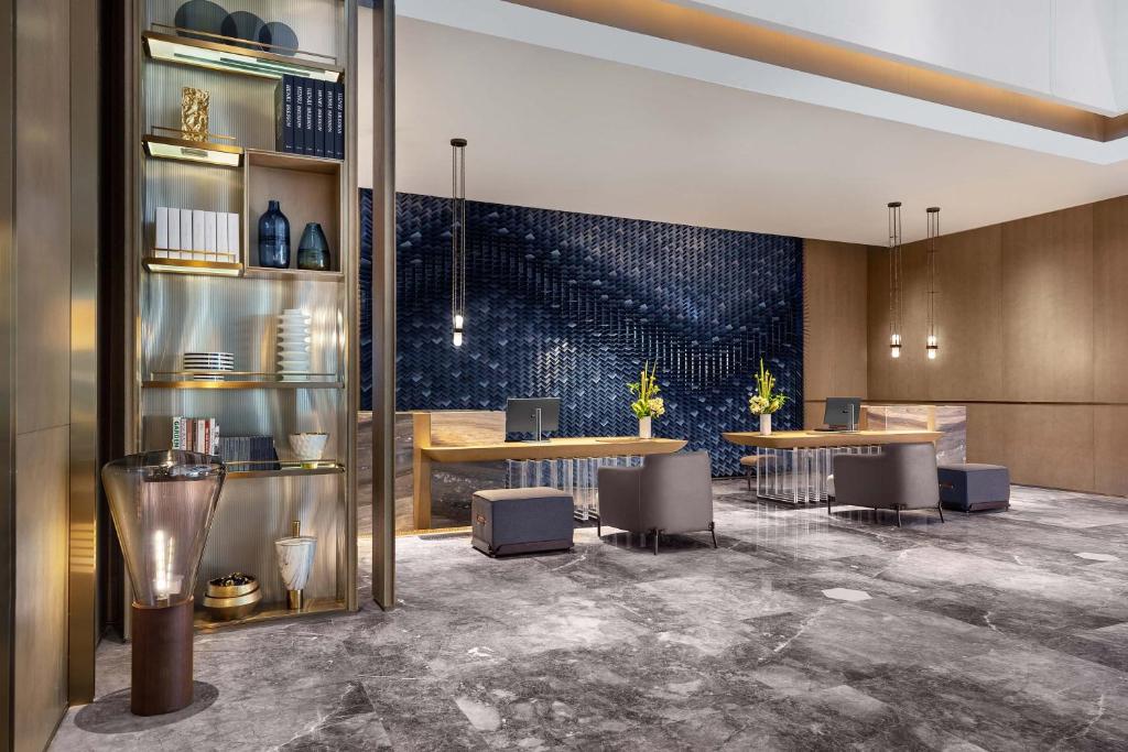 Posezení v ubytování Midea Shunde, a Tribute Portfolio Hotel