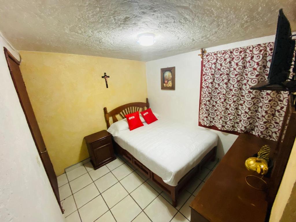 Postel nebo postele na pokoji v ubytování Hotel Fernando´s
