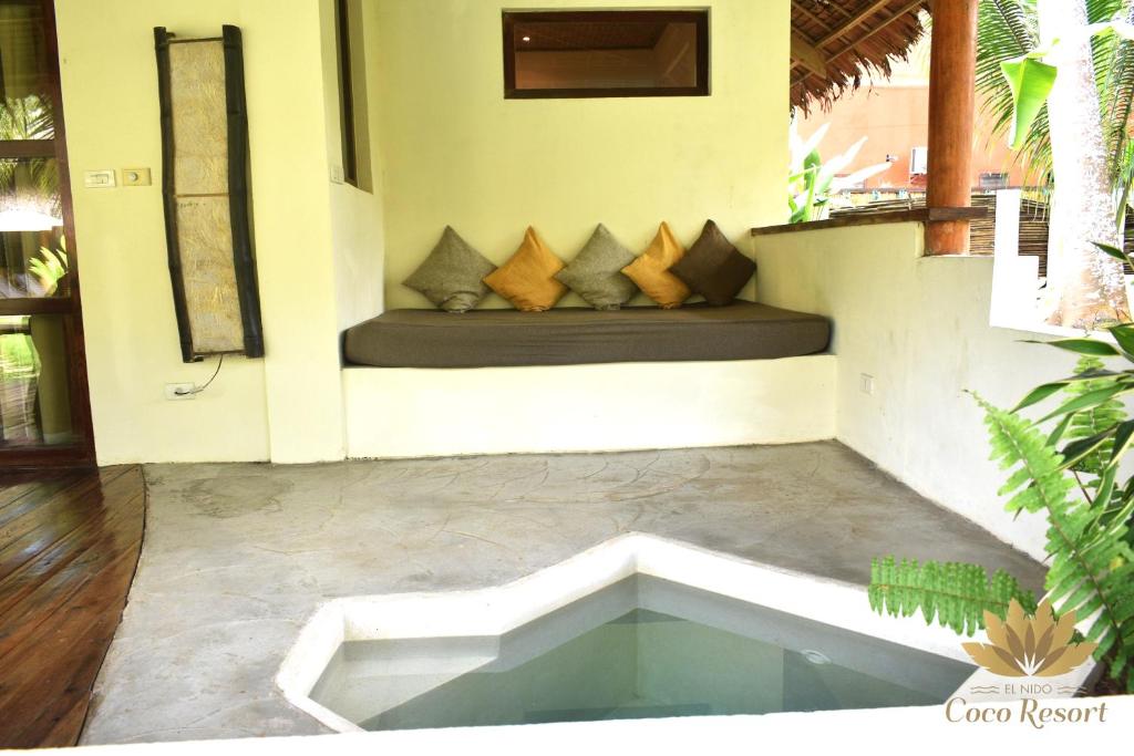 Posezení v ubytování El Nido Coco Resort