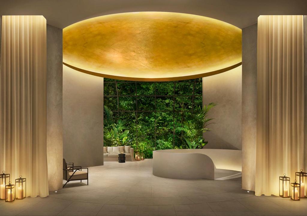 Khu vực ghế ngồi tại The Singapore EDITION