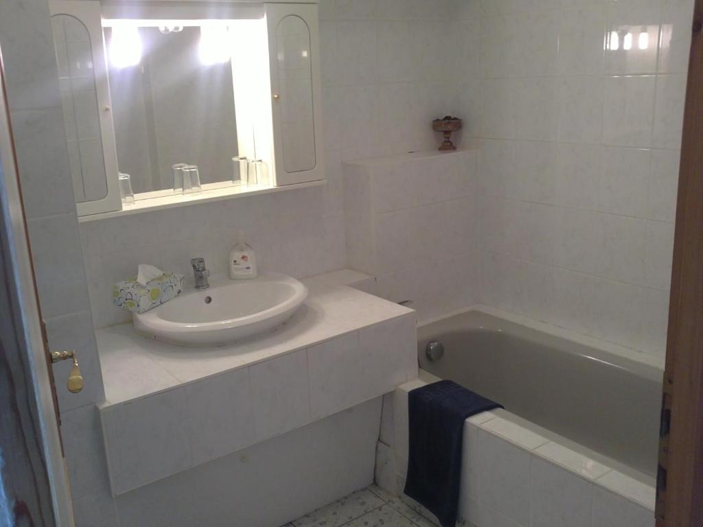 Koupelna v ubytování Ferienwohnung - Apartement - Hotel Klippitz Nordost