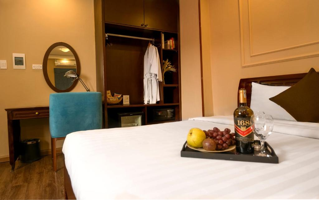 Postel nebo postele na pokoji v ubytování Labevie Hotel