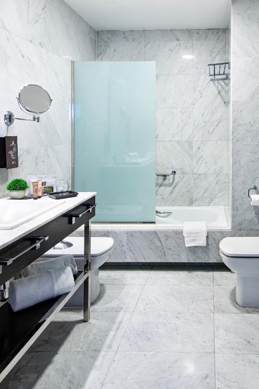 Un baño de Hotel Nuevo Boston