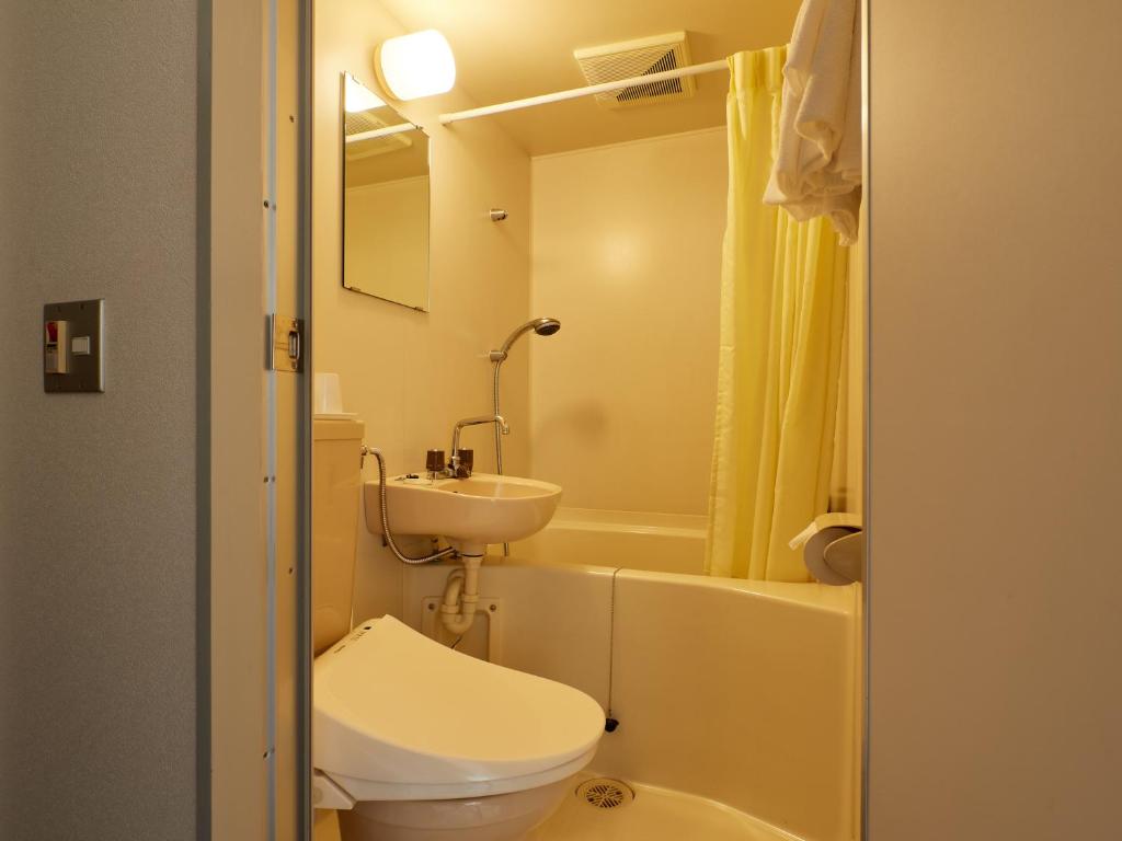 Koupelna v ubytování Asama Kogen Hotel