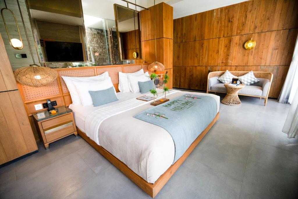 Postel nebo postele na pokoji v ubytování Sini Vie Luxury Resort & Spa Seminyak by Ini Vie Hospitality