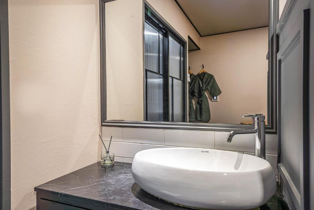 Koupelna v ubytování HOTEL STAY AYANA DAEJEON