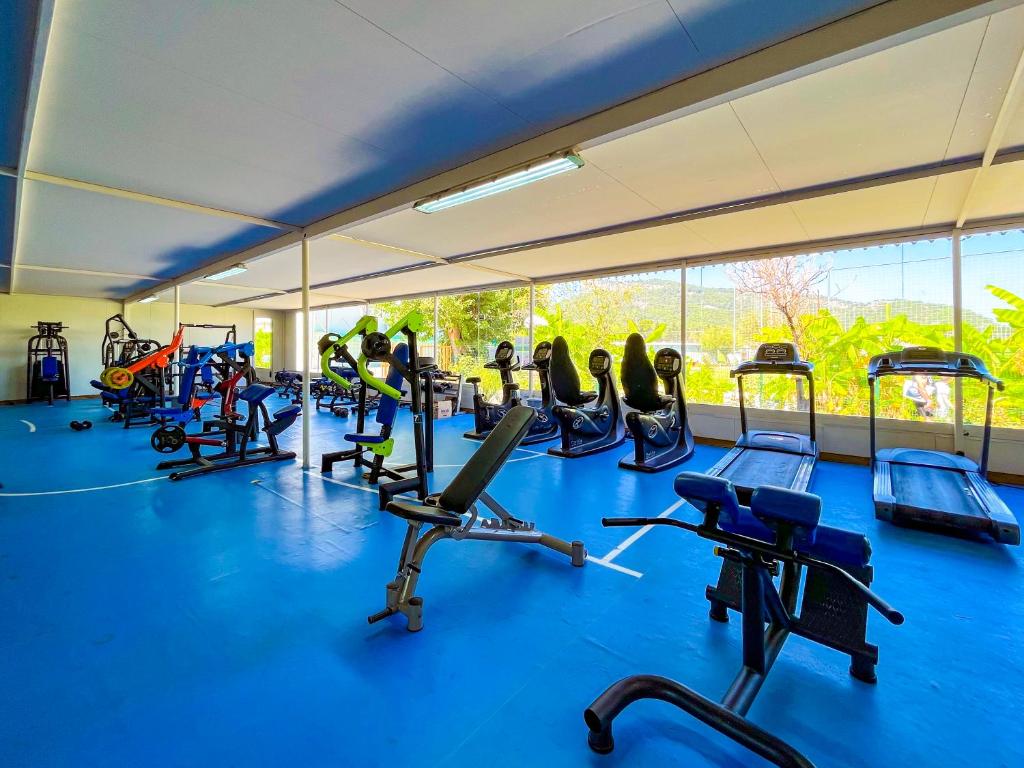 Fitness centrum a/nebo fitness zařízení v ubytování Daima Biz Hotel - Dolusu Aquapark Access
