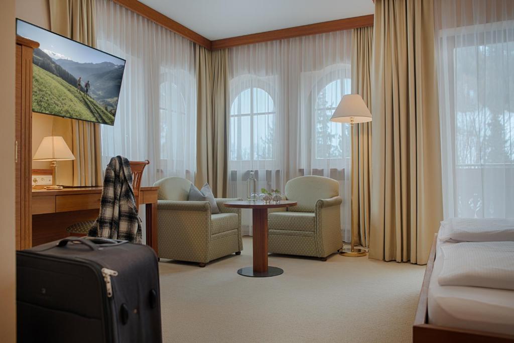 Posezení v ubytování Naturhotel MOLIN