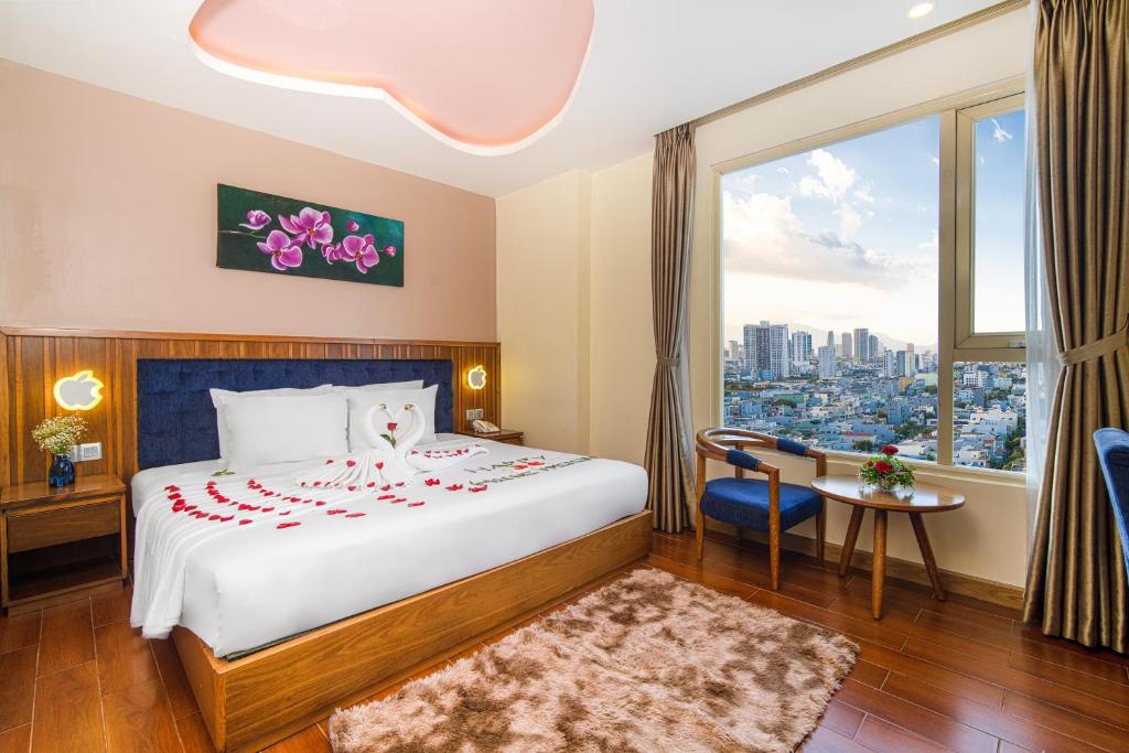 Phòng Deluxe có Giường cỡ King Nhìn ra Một góc Biển