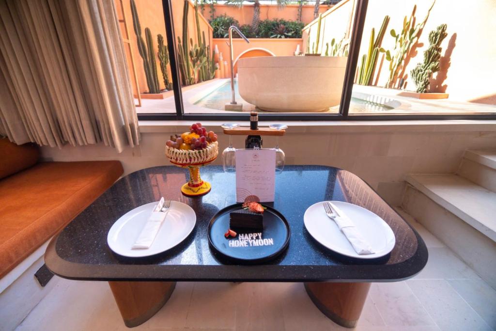Essen in der Villa oder in der Nähe