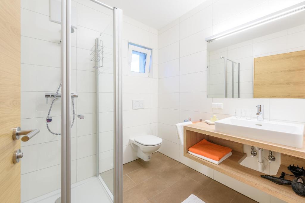 Koupelna v ubytování Apartments Jesse