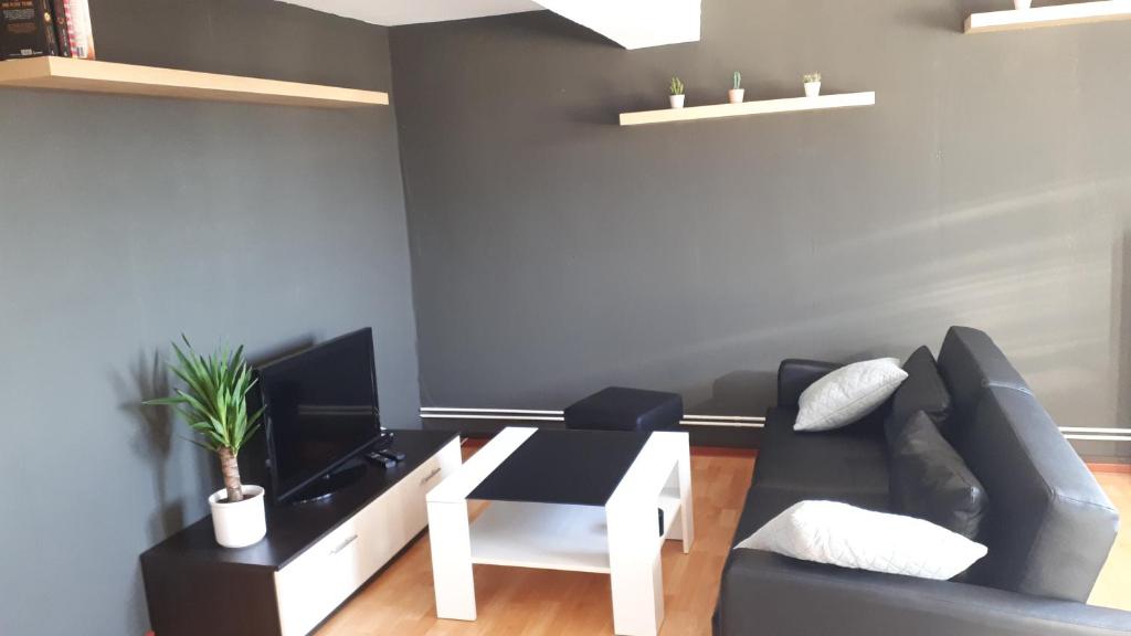 Posezení v ubytování Ferienwohnung DaWi Röhrenfurth