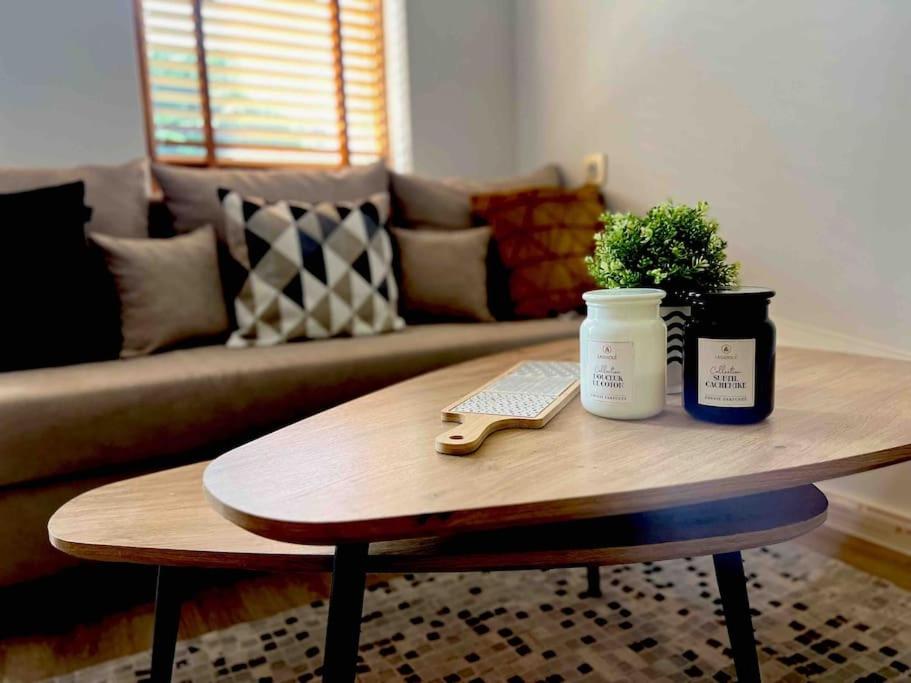 Posezení v ubytování Cosy Appartement Green Life Bansko