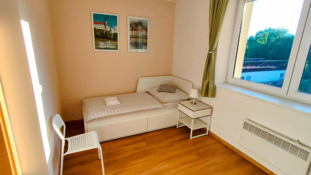 Część wypoczynkowa w obiekcie Bohemica Apartments