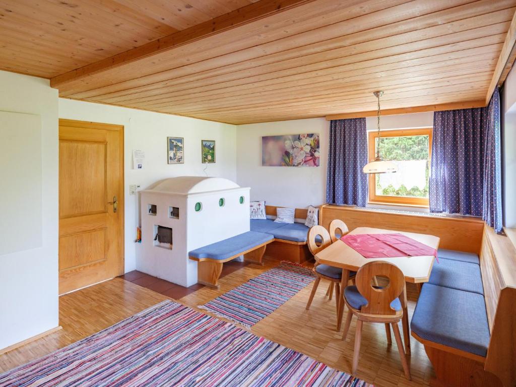 Postel nebo postele na pokoji v ubytování Haus Barbara